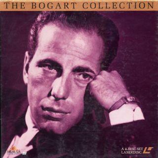 THE BOGART COLLECTION LASERDISC BOX CONTAINS ALL THE ORGINAL TRAILERS