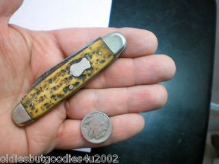 Vintage H. Boker & Co. Improved Cutlery Bone Pocket Knife