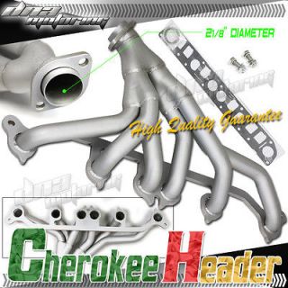 JEEP CHEROKEE WRANGLE 4.0L I6 CERAMIC STEEL RACING HEADER/EXHAUST YK