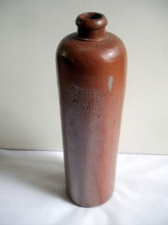 ERVEN LUCAS BOLS old salt glaze stoneware gin bottle 3/4 liter/litre