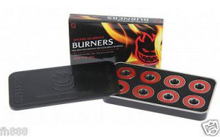 Sealed 1 Pack (8 pc) Spitfire Burners Skateboard Longboard Bearings