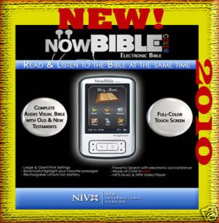 The NIV Electronic Audio Visual Complete Bible With 
