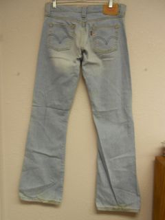 Levis 513 Low Slouch Bootcut Light Blue Jeans Womens Size 3M 31 x