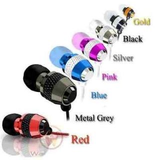 IN EAR EARPHONES WITH MIC FOR SONY IPOD IPHONE 5 BOS IPAD2 SKULL