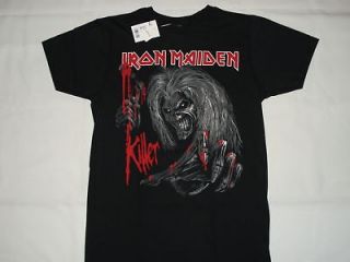 IRON MAIDEN HEAVY METAL ROCK BAND NEW T SHIRT XL BLACK THE KILLERS