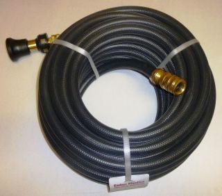FIGHTING REEL BRASS FITTED WATER HOSE 18mm 3/4 x 20m AUSTRALIAN NOZZLE