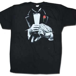 THE GODFATHER T SHIRT   TUXEDO 100% OFFICIAL COSTUME HALLOWEEN CULT