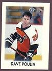 1987 88 OPC Hockey Mini Dave Poulin #32 Philadelphia Flyers NM/MT