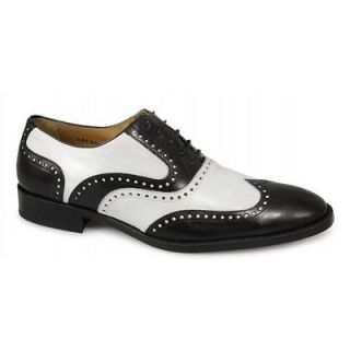 Mens SLOANE Welted Leather Brogue Jazz Gangster Office Formal Shoes