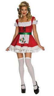 sexy christmas candy costume dress womens large 10 14 bows katy perry