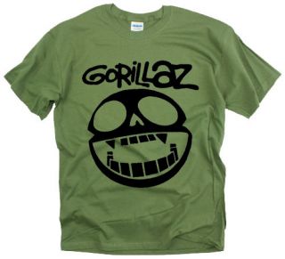 Gorillaz X ray skull rap hip hop PUNK ROCK EMO BAND design graphic t