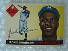 1955 Topps #50 Jackie Robinson Brooklyn Dodgers Hall of Famer!