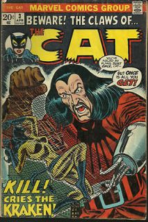 BEWARE THE CLAWS OF THE CAT #3 Bill Everett Inks* Marvel Bronze Age