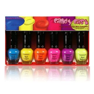 Set Kleancolor Neon Nail Lacquer Mini Collection Candy Cast Nail