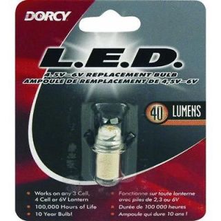 Dorcy 40 Lumen 4.5 to 6V LED Replacement Bulb 41 1644