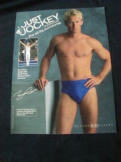 jockey underwear magazine print ads 1986 jim palmer 1987 bart