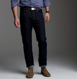 Levis Premium 501® E Dark Indigo Selvedge Original Fit Jeans 505 514