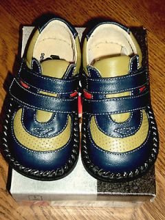 New See Kai Run William olive leather tod. shoes,size 7,euro 23,NIB
