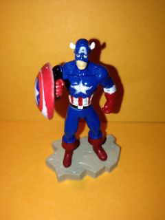 MARVEL HEROES BUILDABLE CAPTAIN AMERICA FIGURE 2 CAKE TOPPER