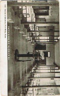 Postcard 942194 Military Interior Of Quarters fort Riley KS Bunk Beds