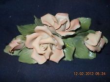 Cecil Brunner MADE IN ITALY 1985 FRANKLIN MINT PINK ROSES NEW IN