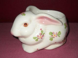 AVON Rabbit Bunny EASTER PLANTER Candle Holder Vase Bowl Vintage