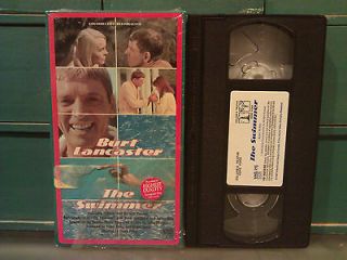 The Swimmer VHS Burt Lancaster & Janet Landgard MINT Columbia Tristar