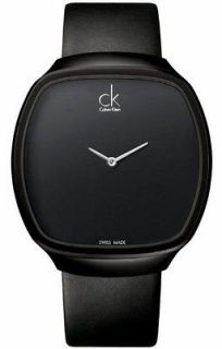 Calvin Klein Appeal K0W23702  Black Leather & Dial  44mm x 42mm