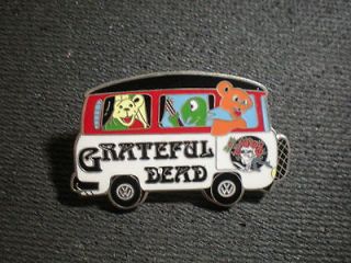 Dancing Bear Terrapin Turtle Bertha Hippie Bus Camper Van Tour Pin
