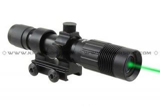 Green Laser DESIGNATOR Flashlight with Weaver Mount 02195