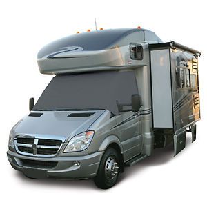 Classic Accessories RV Windshield Cover in Grey, Fits to Dodge