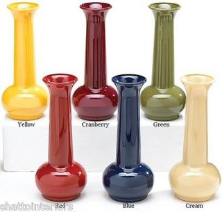 ONE (1) ~HIGH QUALITY PLASTIC BUD VASE~ 7 1/2H ~YOUR CHOICE COLOR