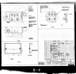 Grumman Goose JRF Aircraft Blueprints Engineering Drawings Manua ls