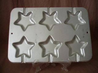 STAR Shaped Treat Pop Cake Pan Wilton 1995 2105 8102 ~ Makes 6 Holiday