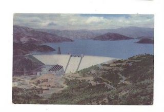 Shasta Lake City, CA Shasta Dam near Redding unused postcard Union Oil