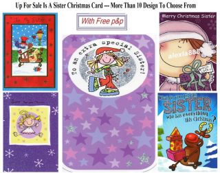 Card Buyer Pick Design To For Sister Special Buy 10 Get Free P&P Sale