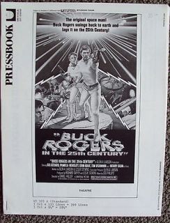 BUCK ROGERS in the 25th Century Original PRESSBOOK Press Ads GIL