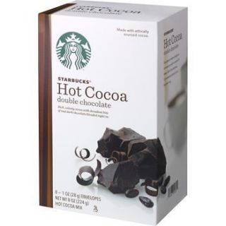 Starbucks Hot Cocoa 8 Oz Box Double Chocolate Salted Caramel