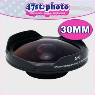 Opteka 0.3X Baby Death 30mm Fisheye Lens for Camcorders
