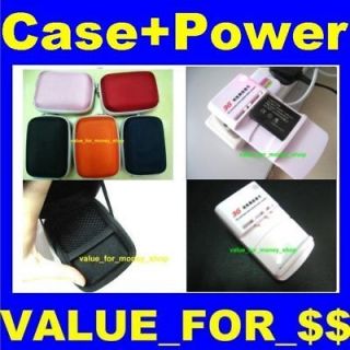Li 42B Battery+CHARGE R+Camera Case for Olympus 7040 7030 7020 7010