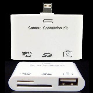 Pin 3 in 1 Camera Kit USB Micro SD TF Card Reader Adapter For iPad4