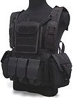 Airsoft Molle Canteen Hydration Combat RRV Vest BK