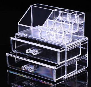 organizer makeup jewelry drawers Set Display Box Tools Cabinet Cases