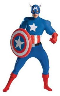 Captain America Superhero Premium Costume plus 23 inch collectors