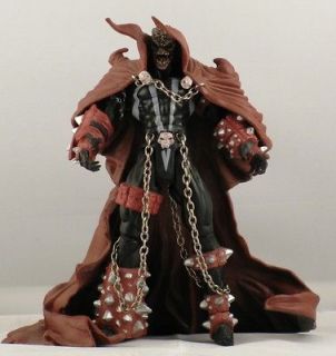 SPAWN 3 REPAINT FIGURE WITH RUBBER VINYL CAPE AND CHAINS • LOOSE