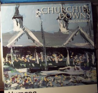 2012 CHURCHILL DOWNS / KENTUCKY DERBY ART CALENDAR
