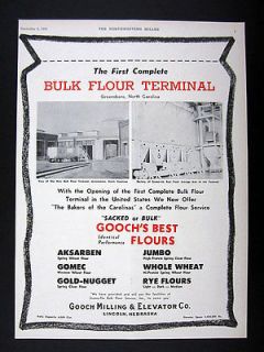 Gooch Milling Goochs Best 1st Bulk Flour Terminal Greensboro NC 1955