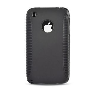 Apple iPhone 3G 3GS TPU Hard Case Soft Cover Candy Hybrid Black