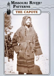 Capote Hooded Blanket Coat Missouri River Sewing Pattern 36 52