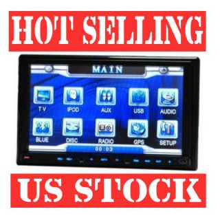 Din Touch Screen TV Car Stereo MP3 CD DVD Player G8
